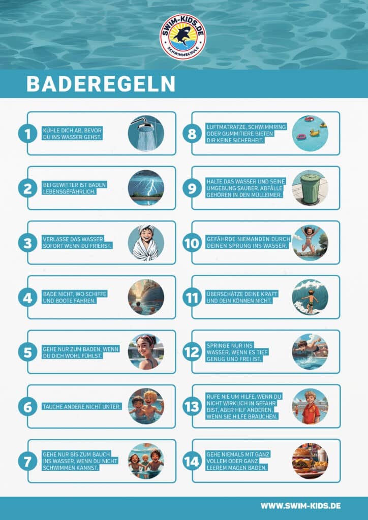 swim kids Baderegeln 2024